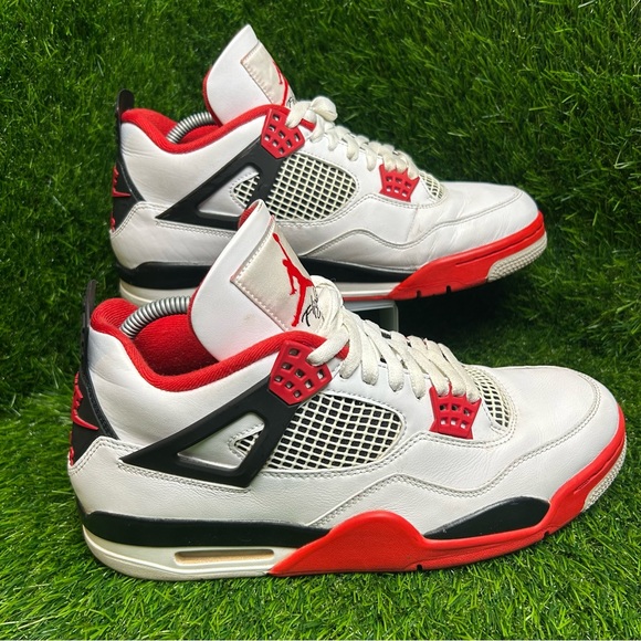 Nike‎ Air Jordan White and Red Sneakers